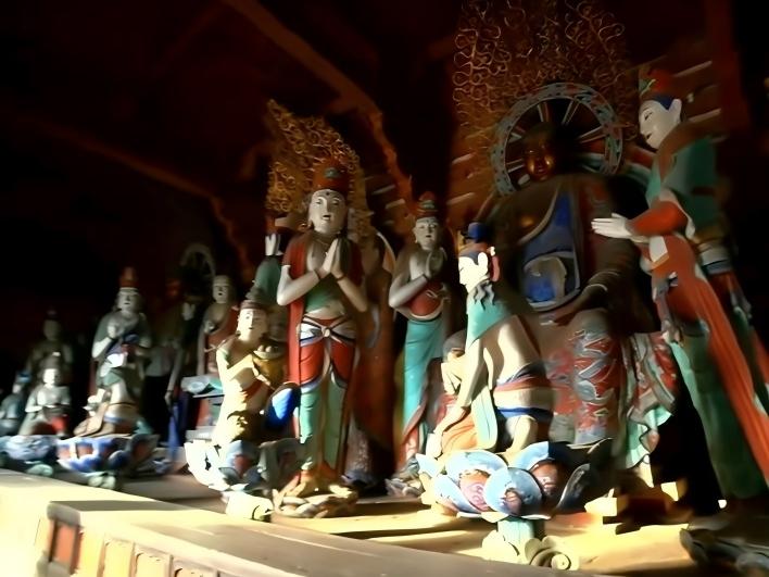 五台山佛光寺东大殿唐代彩塑